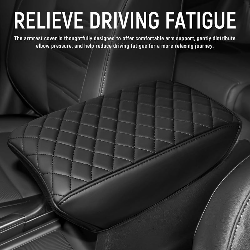 Bercicci Center Console Armrest Cover Compatible with Honda 2017-2022 CRV (Include Hybrid) Accessories Leather Material Center Console Liner Protection - Image 3